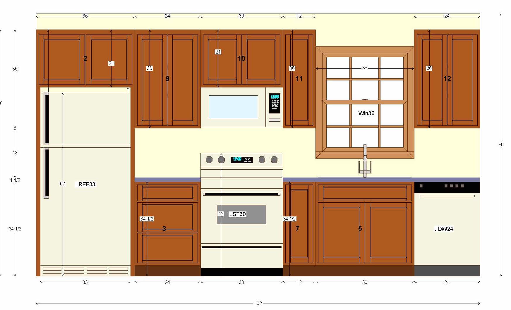 kitchen layout design grids